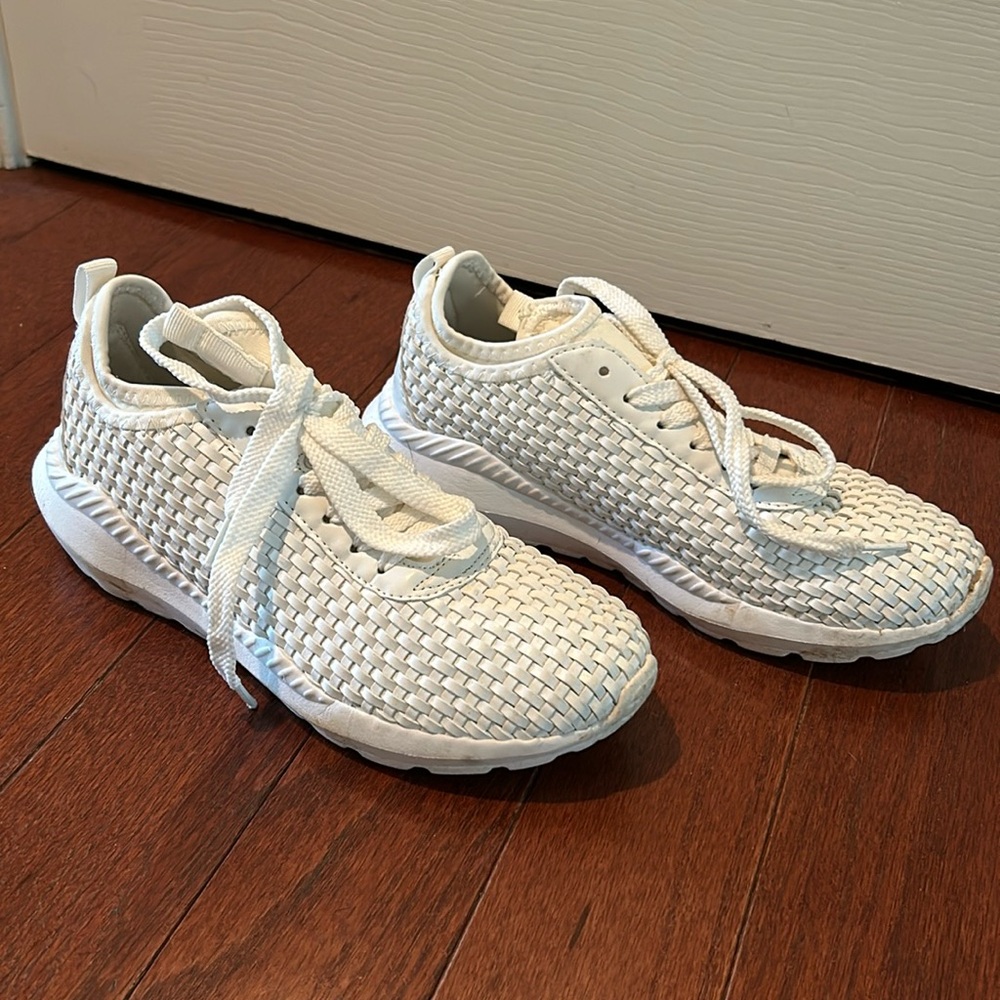 White sneakers